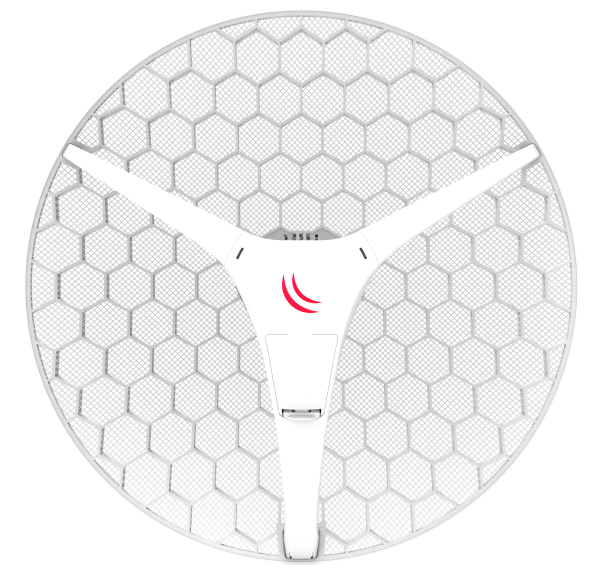 MikroTik LHG XL HP5 MikroTik LHG XL HP5 RBLHG-5HPND-XL – zmogljiv 5 GHz CPE z 27 dBi anteno