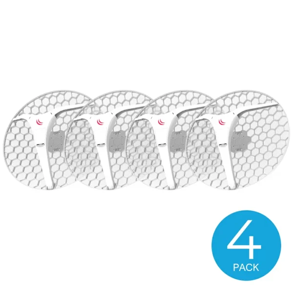 MikroTik LHG XL 5 ac 4-PAC MikroTik LHG XL 5 ac 4-PAC – 5 GHz CPE antena 27 dBi, paket 4 kosov