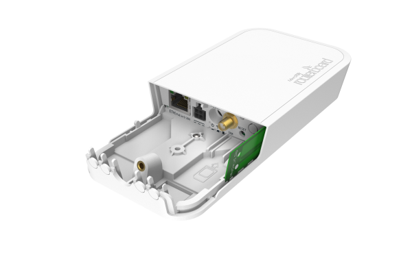 MikroTik wAP LR8 kit RBwAPR-2nD&R11e-LR8 MikroTik wAP LR8 kit – LoRa prehod 863–870 MHz