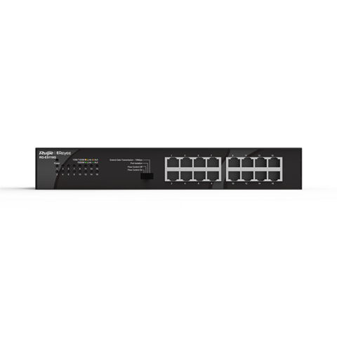 Ruijie Reyee Switch RG-ES116G Ruijie Reyee RG-ES116G – 16-portno neupravljano Gigabit stikalo
