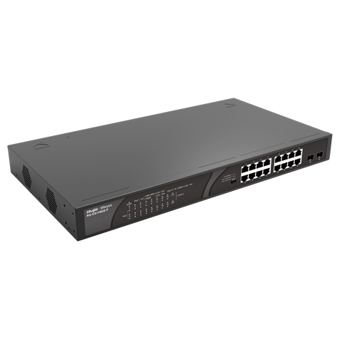 Ruijie Reyee RG-ES118GS-P – 16-portno Gigabit PoE+ stikalo, 247 W – dodatna slika 2 Ruijie Reyee RG-ES118GS-P – 16-portno Gigabit PoE+ stikalo, 247 W – dodatna slika 2
