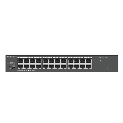 Ruijie Reyee 24-Port Switch RG-ES124G-L Ruijie Reyee RG-ES124G-L – 24-portno gigabitno neupravljano stikalo
