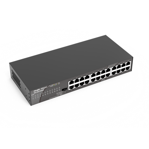 Ruijie Reyee RG-ES124GD – 24-portno neupravljano Gigabit stikalo – dodatna slika 2 Ruijie Reyee RG-ES124GD – 24-portno neupravljano Gigabit stikalo – dodatna slika 2