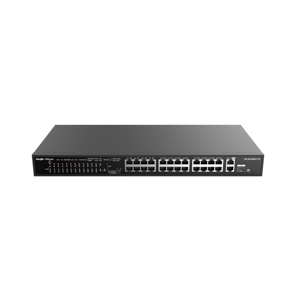 Ruijie Reyee Switch RG-ES126S-P-V2 Ruijie Reyee RG-ES126S-P-V2 – 24-portno PoE stikalo, 370 W