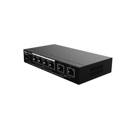 Ruijie Reyee RG-ES206GC-P – 6-portno Gigabit Smart PoE+ stikalo, 54 W – dodatna slika 3 Ruijie Reyee RG-ES206GC-P – 6-portno Gigabit Smart PoE+ stikalo, 54 W – dodatna slika 3