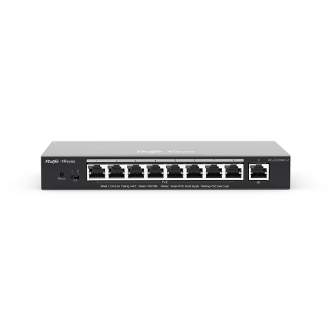 Ruijie Reyee IP Surveillance PoE+ Switch RG-ES209GC-P Ruijie Reyee RG-ES209GC-P – 9-portno gigabitno PoE+ stikalo