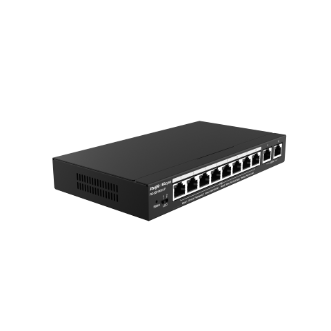 Ruijie Reyee RG-ES210GC-LP – 10-portno Gigabit Smart PoE+ stikalo, 70 W – dodatna slika 1 Ruijie Reyee RG-ES210GC-LP – 10-portno Gigabit Smart PoE+ stikalo, 70 W – dodatna slika 1