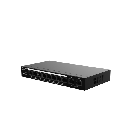 Ruijie Reyee RG-ES210GC-LP – 10-portno Gigabit Smart PoE+ stikalo, 70 W – dodatna slika 3 Ruijie Reyee RG-ES210GC-LP – 10-portno Gigabit Smart PoE+ stikalo, 70 W – dodatna slika 3