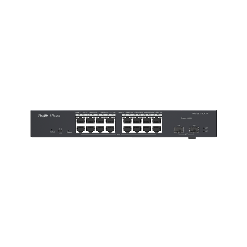Ruijie Reyee RG-ES218GC-P – 18-portno gigabitno PoE+ stikalo – dodatna slika 1 Ruijie Reyee RG-ES218GC-P – 18-portno gigabitno PoE+ stikalo – dodatna slika 1