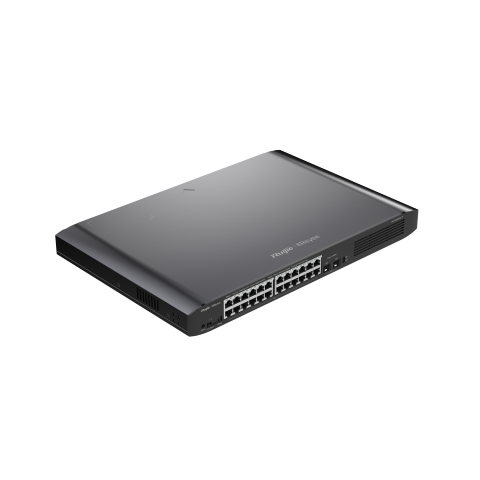 Ruijie Reyee RG-ES226GC-P – 26-portno Gigabit Smart PoE+ stikalo, 370 W – dodatna slika 1 Ruijie Reyee RG-ES226GC-P – 26-portno Gigabit Smart PoE+ stikalo, 370 W – dodatna slika 1