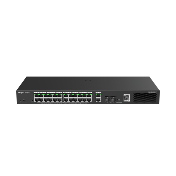 Ruijie Reyee IP Surveillance PoE+ RG-ES228GS-P Ruijie Reyee RG-ES228GS-P – 28-portno Gigabit Smart PoE+ stikalo