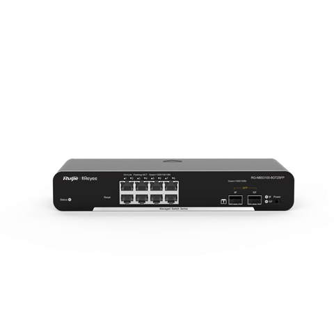Ruijie Reyee RG-NBS3100-8GT2SFP – 8-portno L2 stikalo z 2× SFP – dodatna slika 1 Ruijie Reyee RG-NBS3100-8GT2SFP – 8-portno L2 stikalo z 2× SFP – dodatna slika 1