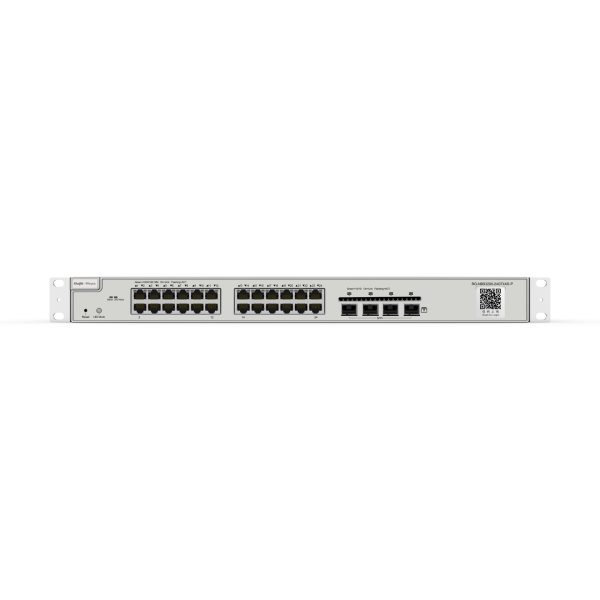 Ruijie Reyee Gigabit Layer 2 Cloud Managed PoE Switch 24-Ports 4*10G RG-NBS3200-24GT4XS-P Ruijie Reyee RG-NBS3200-24GT4XS-P – upravljano Layer 2 stikalo s PoE+