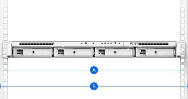 Synology RKM114 – fiksni nosilci za RackStation – dodatna slika 2 Synology RKM114 – fiksni nosilci za RackStation – dodatna slika 2
