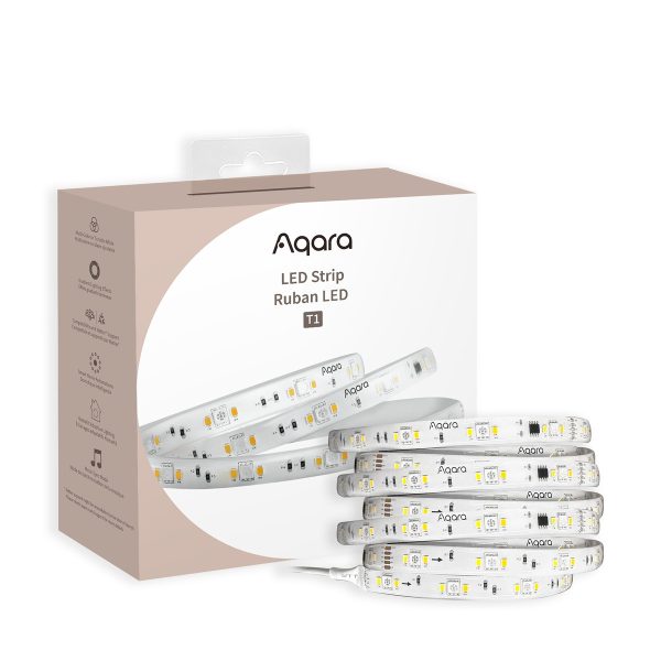 Aqara LED Strip T1 | 2m Aqara LED Strip T1 2 m – pametni LED trak z Matter in HomeKit