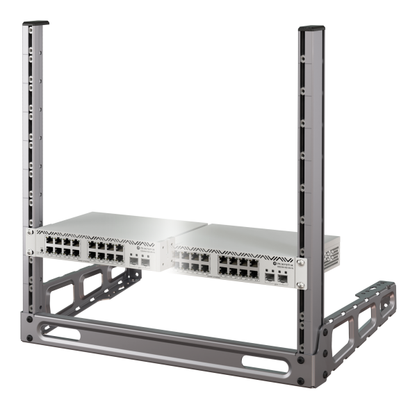 MikroTik RMK-2x10/19 – 1U rack komplet za dve stikali CSS318 – dodatna slika 1 MikroTik RMK-2x10/19 – 1U rack komplet za dve stikali CSS318 – dodatna slika 1