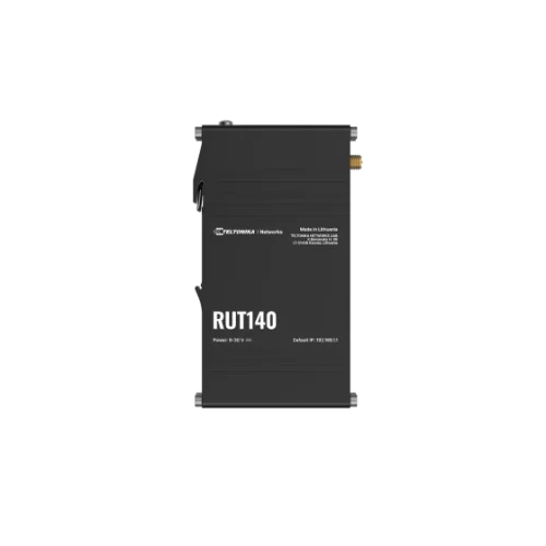 Teltonika industrial Ethernet router RUT140 Teltonika RUT140 – industrijski Ethernet usmerjevalnik z Wi‑Fi 4 in DIN montažo