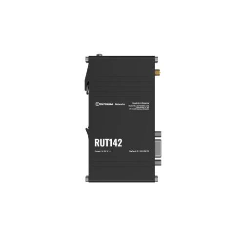 Teltonika industrial RS232 Ethernet router RUT142 Teltonika RUT142 – industrijski Ethernet usmerjevalnik z RS232