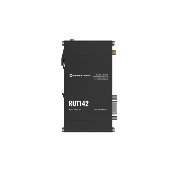 Teltonika industrial RS232 Ethernet router RUT142 Teltonika RUT142 – industrijski Ethernet usmerjevalnik z RS232