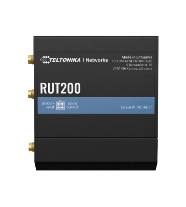 Teltonika RUT200 – industrijski 4G LTE usmerjevalnik z Wi‑Fi