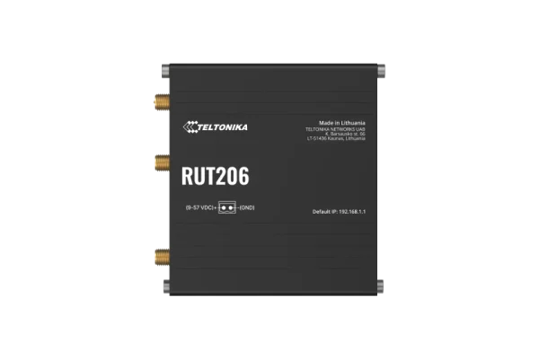 Teltonika industrial 4G router RUT206 Teltonika RUT206 – industrijski 4G Cat 4 usmerjevalnik z RS232/RS485