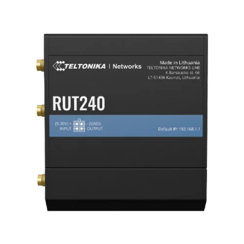 Teltonika industrial cellular router RUT240 Teltonika RUT240 – LTE industrijski usmerjevalnik (EOL)
