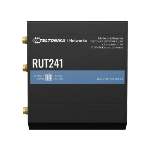 Teltonika industrial cellular router RUT241 Teltonika RUT241 – industrijski 4G LTE usmerjevalnik