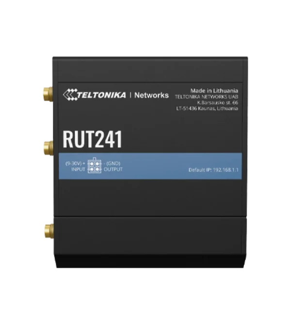 Teltonika industrial cellular router RUT241 Teltonika RUT241 – industrijski 4G LTE usmerjevalnik