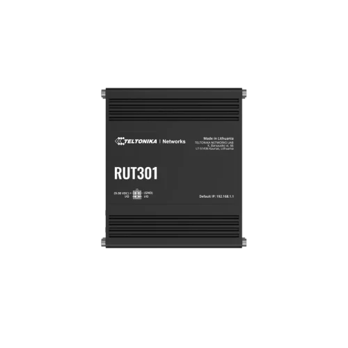 Teltonika industrial router RUT301 Teltonika RUT301 – industrijski Ethernet usmerjevalnik s 5 priključki