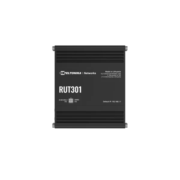 Teltonika industrial router RUT301 Teltonika RUT301 – industrijski Ethernet usmerjevalnik s 5 priključki