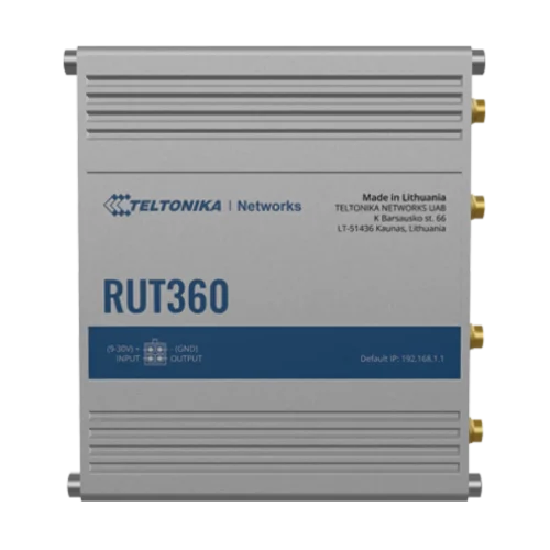 Teltonika LTE CAT6 industrial cellular router RUT360 Teltonika RUT360 – LTE Cat 6 industrijski usmerjevalnik