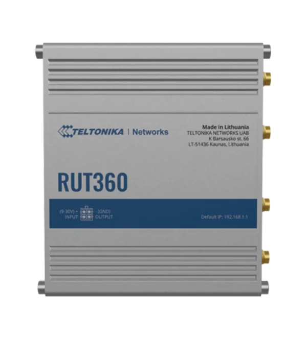 Teltonika RUT360 – LTE Cat 6 industrijski usmerjevalnik
