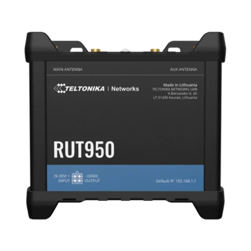 Teltonika industrial cellular router RUT950 Teltonika RUT950 – industrijski mobilni usmerjevalnik