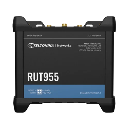 Teltonika industrial cellular router RUT955 Teltonika RUT955 – industrijski mobilni usmerjevalnik (EOL)