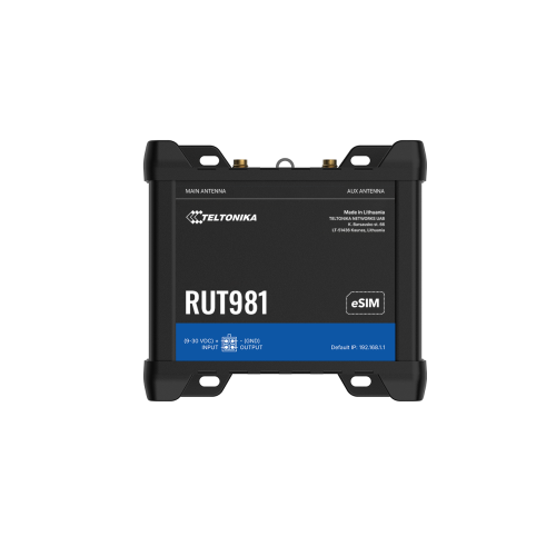 Teltonika global LTE router RUT981 Teltonika RUT981 – globalni LTE Cat 4 usmerjevalnik z eSIM