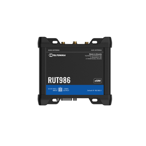 Teltonika industrial global LTE CAT 4 router RUT986 Teltonika RUT986 – industrijski globalni LTE Cat 4 usmerjevalnik