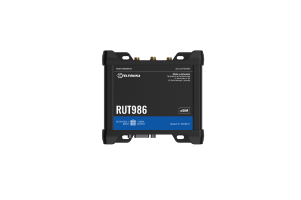 Teltonika industrial global LTE CAT 4 router RUT986 Teltonika RUT986 – industrijski globalni LTE Cat 4 usmerjevalnik