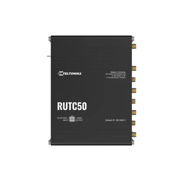 Teltonika RUTC50 – industrijski 5G usmerjevalnik z Wi‑Fi 6