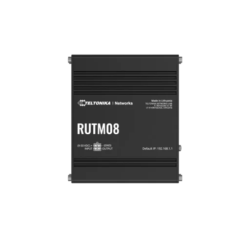 Teltonika industrial wired router RUTM08 Teltonika RUTM08 – industrijski žični usmerjevalnik