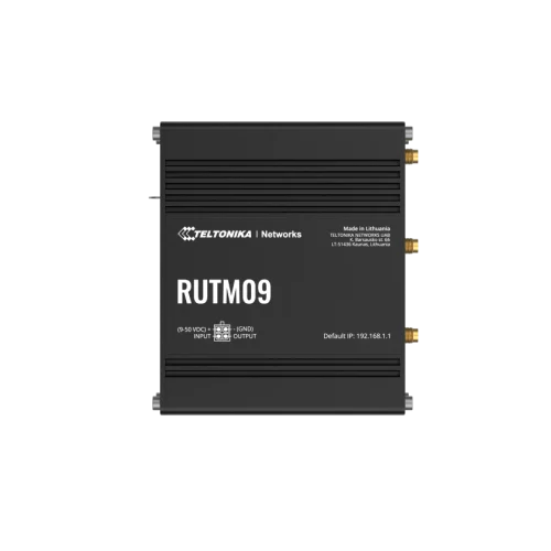 Teltonika 4G LTE Router RUTM09 Teltonika RUTM09 – industrijski LTE Cat 6 usmerjevalnik z GNSS