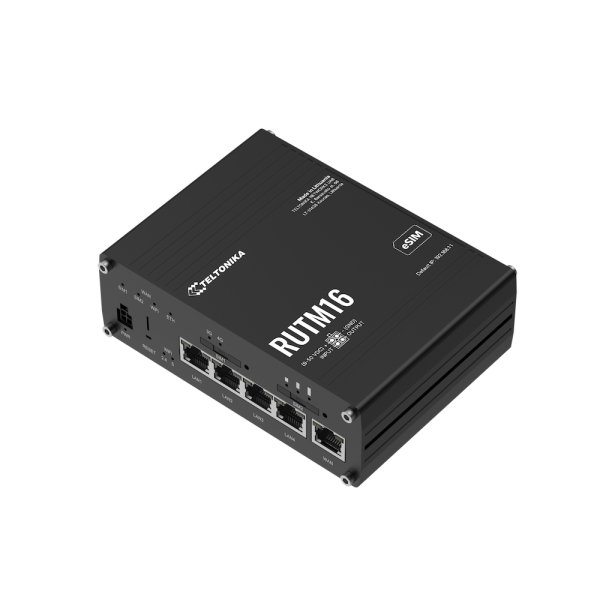 Teltonika RUTM16 – globalni LTE Cat 6 usmerjevalnik z eSIM – dodatna slika 3 Teltonika RUTM16 – globalni LTE Cat 6 usmerjevalnik z eSIM – dodatna slika 3