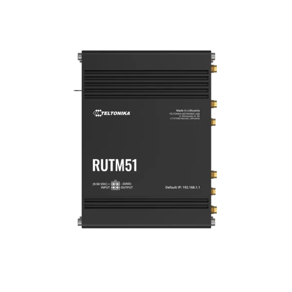 Teltonika RUTM51 – industrijski dual-SIM 5G usmerjevalnik