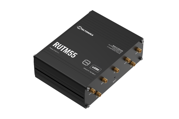 Teltonika 5G Industrial Router RUTM55 Teltonika RUTM55 – industrijski 5G usmerjevalnik z RS232/RS485