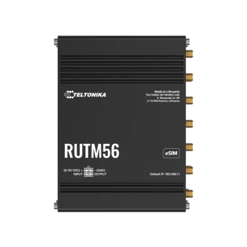 Teltonika 5G dual modem Router RUTM56 Teltonika RUTM56 – Dual 5G/4G industrijski usmerjevalnik
