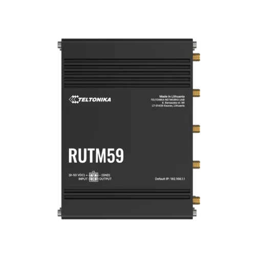 Teltonika 5G Router RUTM59 Teltonika RUTM59 – industrijski dual-SIM 5G usmerjevalnik
