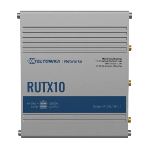 Teltonika industrial professional Ethernet router RUTX10 Teltonika RUTX10 – profesionalni Ethernet usmerjevalnik