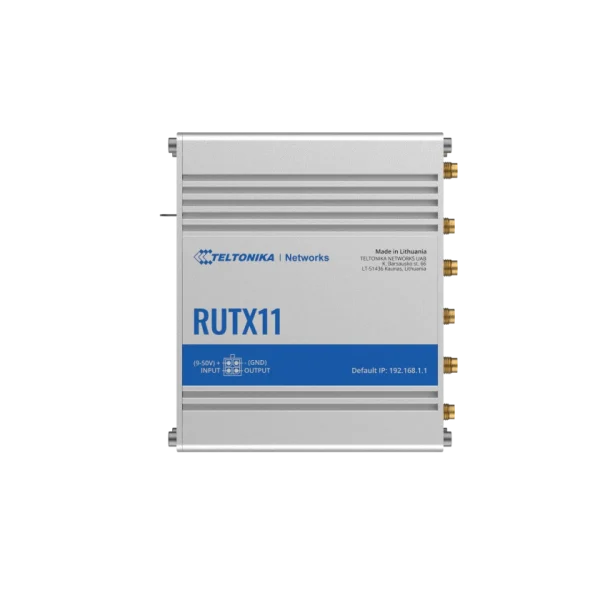 Teltonika RUTX11 – LTE Cat 6 industrijski usmerjevalnik – dodatna slika 1