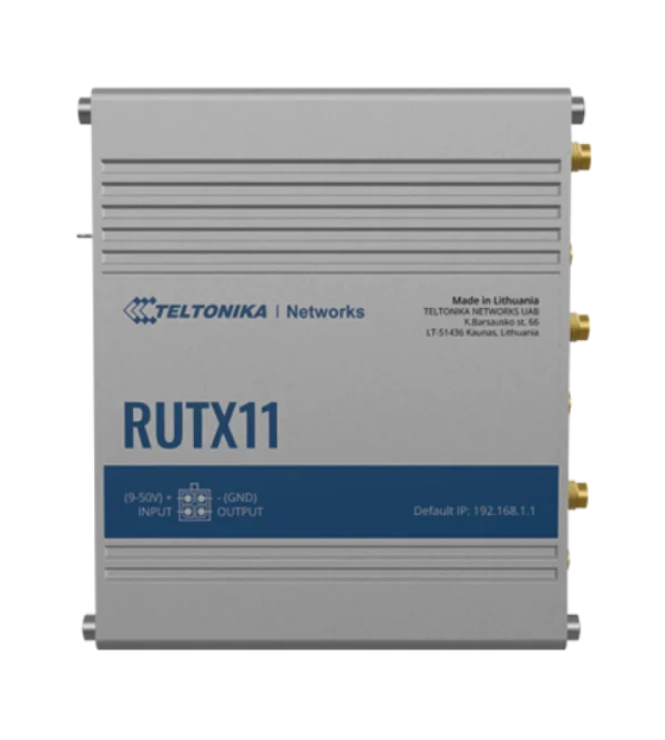 Teltonika RUTX11 – LTE Cat 6 industrijski usmerjevalnik