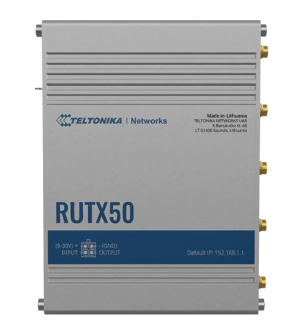 Teltonika industrial 5G router RUTX50 Teltonika RUTX50 – industrijski 5G Dual SIM usmerjevalnik