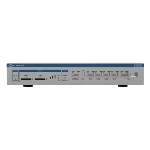 Teltonika enterprise rack-mountable SFP LTE router RUTXR1 Teltonika RUTXR1 – rack LTE Cat 6 usmerjevalnik z SFP in redundantnim napajanjem